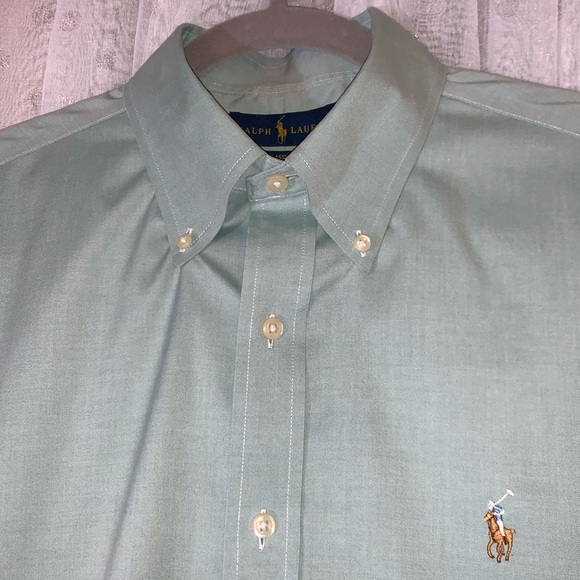 Ralph Lauren Classic Fit Easy Care Size 16 Button Down Shirt - Picture 5 of 16